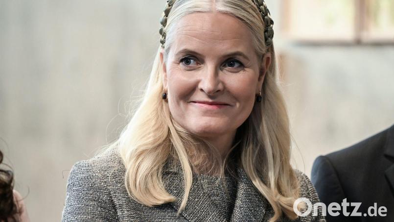 Norwegens Kronprinzessin Mette-Marit leidet unter Lungenfibrose. Bild: Jens Kalaene/dpa