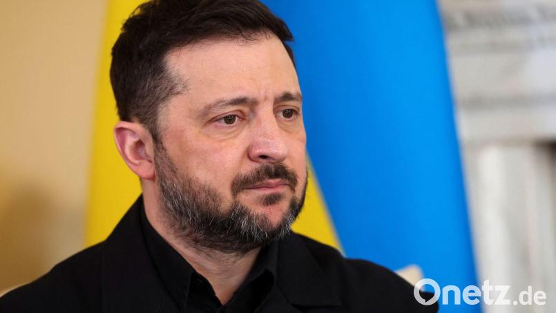 Der ukrainische Präsident Selenskyj fürchtet die Folgen des Iran-Kriegs für sein Land. Bild: Suzanne Plunkett/PA Wire/dpa