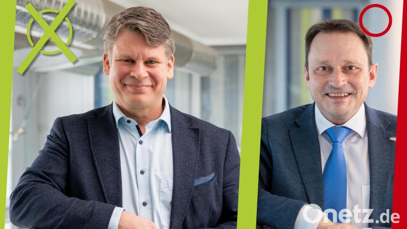 Ergebnis der Stichwahl am 22. März 2026: In Weiden gewinnt Benjamin Zeitler (CSU) gegen Jens Meyer (SPD) und wird damit Oberbürgermeister. Grafik: gld