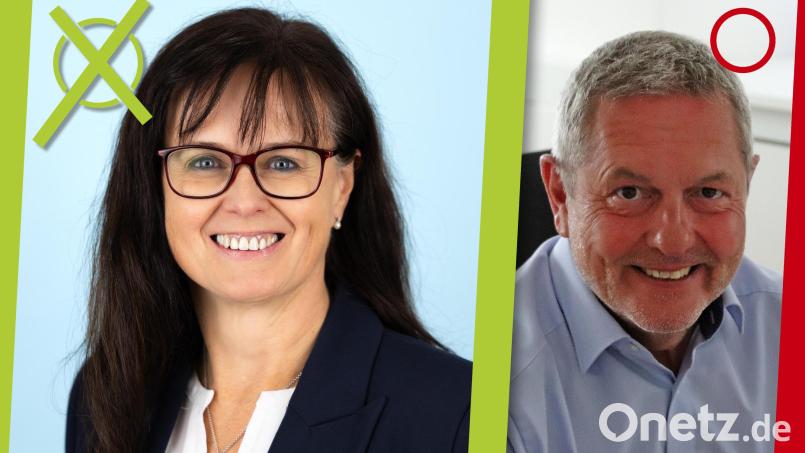 Ergebnis der Stichwahl am 22. März 2026: In Auerbach gewinnt Birgit Barth (CSU) gegen Joachim Neuß (FW/AA). Bild: gld