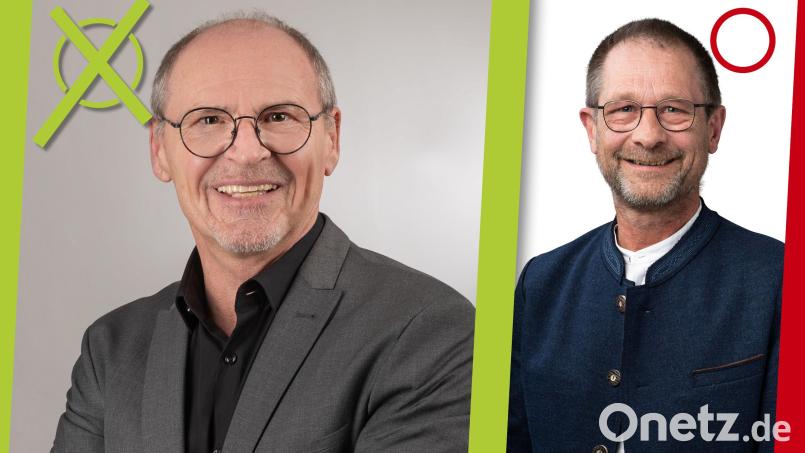 Ergebnis der Stichwahl am 22. März 2026: In Tirschenreuth gewinnt Hans-Peter Schärl (Freie Wähler) gegen Harald Siegert (CSU). Grafik: gld