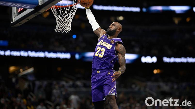 LeBron James hat nun die meisten Spiele in der NBA-Geschichte absolviert. Bild: Phelan M. Ebenhack/AP/dpa