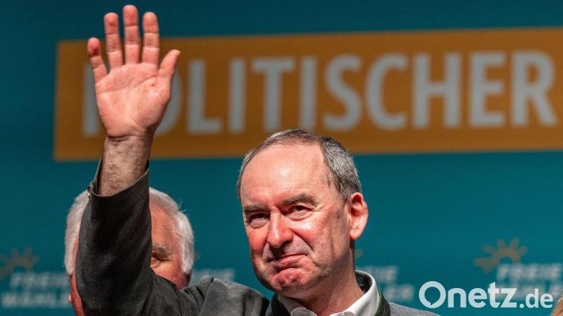 Kann mehr als zufrieden sein: Freie-Wähler-Chef Hubert Aiwanger. (Archivbild) Bild: Armin Weigel/dpa