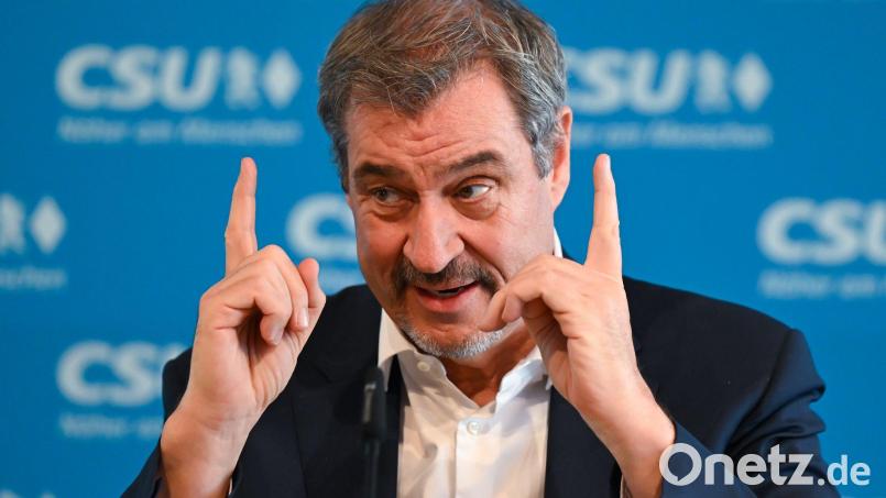 Für CSU-Chef Söder steht die SPD nach der Wahl-Pleite in Rheinland-Pfalz an einem schwierigen Punkt. Bild: Sven Hoppe/dpa