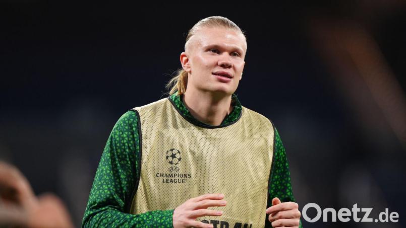 Stürmerstar Erling Haaland hat ein ziemlich teures Buch gekauft. (Archivbild) Bild: Bradley Collyer/PA Wire/dpa