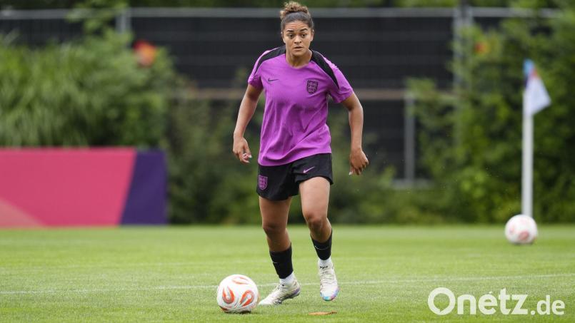 Jess Carter hatte die rassistischen Beleidigungen gegen sie während der EM öffentlich gemacht. (Archivbild) Bild: Nick Potts/PA Wire/dpa