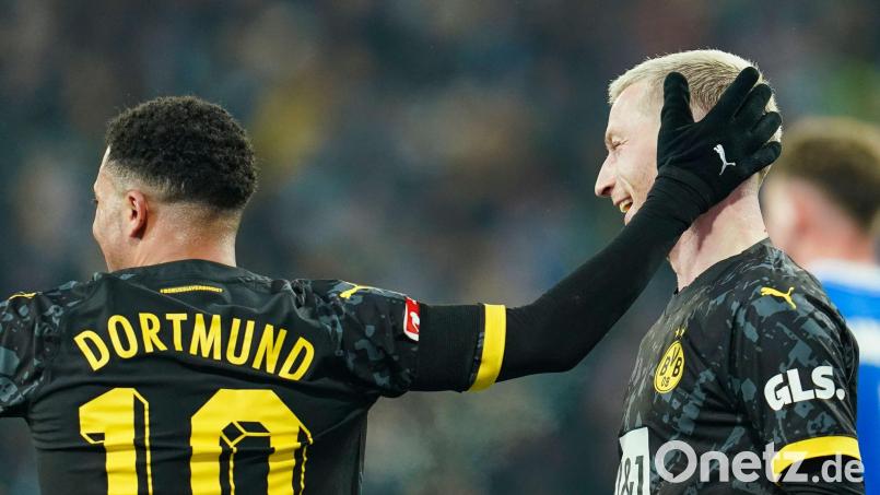 Sancho (links) zurück zum BVB? Reus hat dazu eine Meinung (Archivfoto) Bild: Uwe Anspach/dpa