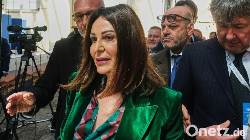 Italiens bisherige Tourismusministerin Daniela Santanchè hat ihren Rücktritt erklärt. (Archivbild) Bild: Antonio Balasco/LPS via ZUMA Press Wire/dpa