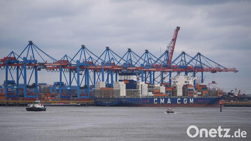 Die Exporterwartungen der deutschen Wirtschaft sind gesunken. (Symbolbild) Bild: Marcus Brandt/dpa