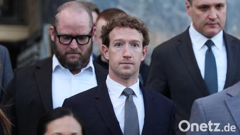 Auch Meta-Chef Mark Zuckerberg wurde in dem Prozess vor Geschworenen befragt. (Archivbild) Bild: Damian Dovarganes/AP/dpa