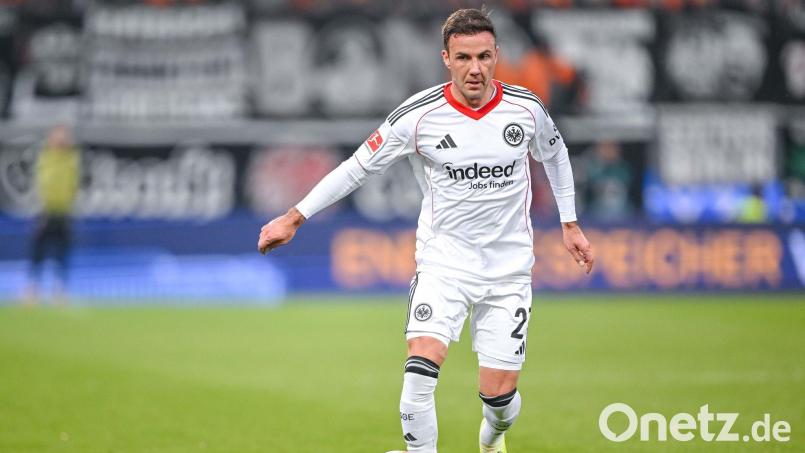 Soll seinen Vertrag in Frankfurt verlängern: Mario Götze (Archivfoto). Bild: Harry Langer/dpa