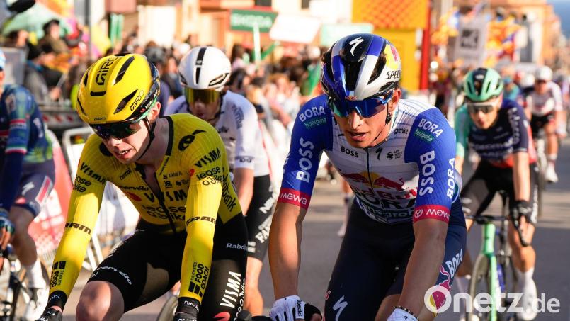 Florian Lipowitz muss auf die erste schwere Bergprüfung bei der Katalonien-Rundfahrt noch warten. Bild: Nicolás Carvalho Ochoa/dpa
