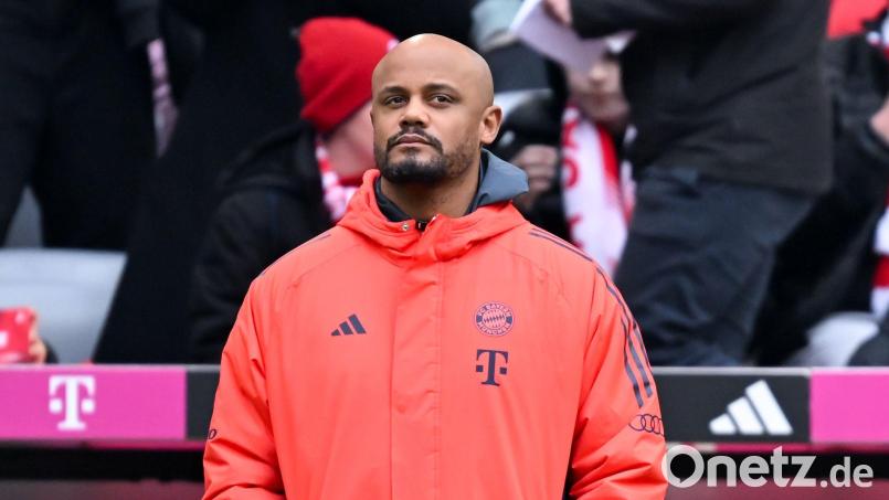 Saisonendspurt mit Samstagspielen für Bayern-Coach Vincent Kompany. (Archivbild) Bild: Sven Hoppe/dpa