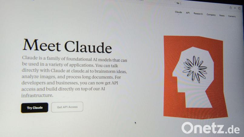 Antrhopic will im Streit mit dem US-Verteidigungsministerium nicht klein beigeben. (Archivbild) Bild: Andrej Sokolow/dpa