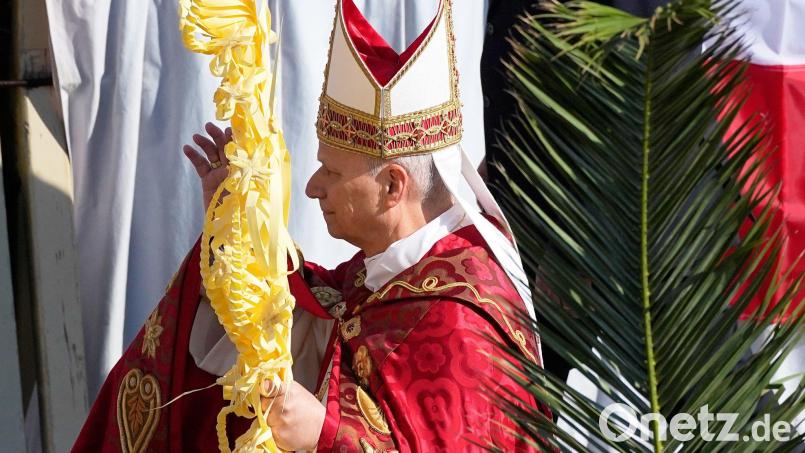 Es ist das erste Osterfest für Leo seit dessen Wahl zum Papst. Bild: Alessandra Tarantino/AP/dpa
