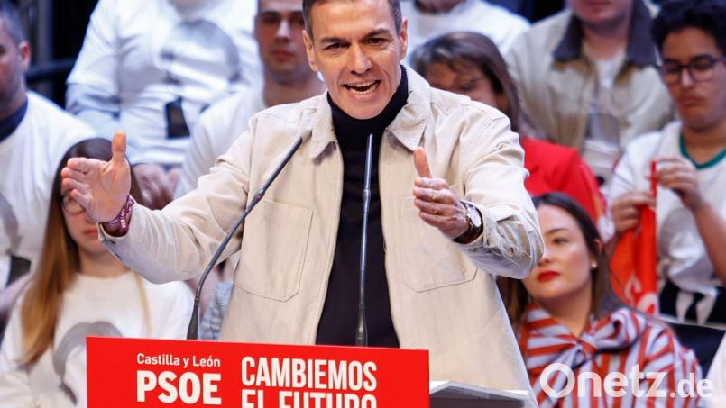 Sánchez ist ein Gegner der militärischen Operationen gegen den Iran. (Archivbild) Bild: Concha Ortega Oroz/EUROPA PRESS/dpa