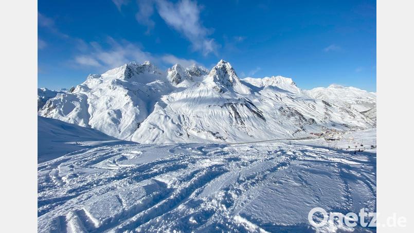 Am Arlberg in Österreich sind binnen 24 Stunden bis zu 60 Zentimeter Schnee gefallen. (Archivfoto) Bild: Stefanie Paul/dpa