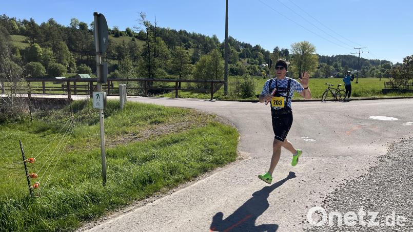 Das Höhenprofil für den Landkreislauf Amberg-Sulzbach ist ab sofort online abrufbar. Bild: Christine Hollederer