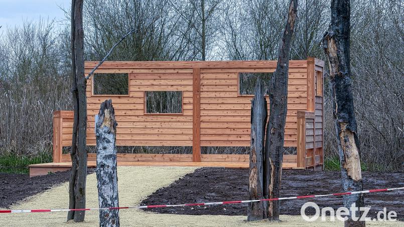 Noch sind die Arbeiten unter der Regie des Naturparks Hirschwald nicht abgeschlossen. Bild: Stephan Huber