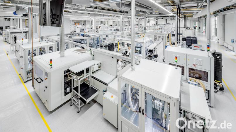 Ein Blick in die Produktion von ZF Auerbach: Hier werden unter anderem die „Gehirne“ der Elektroantriebe – die Leistungselektronik – entwickelt. Dafür ist der Inverter die wesentliche Komponente. Archivbild: ZF