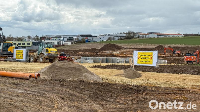In Amberg entsteht gerade im Anschluss an das Gewerbegebiet an der Fuggerstraße das neue Gewerbegebiet Amberg West II. Bild: Stephan Huber