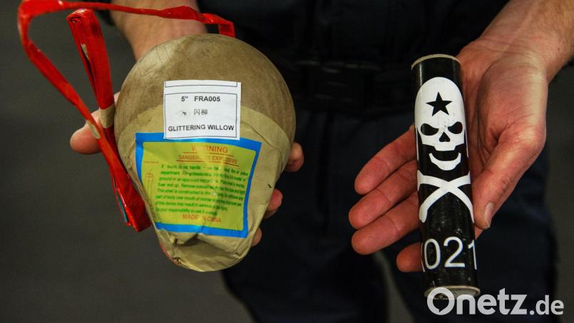 Illegale Feuerwerkskörper können schwere oder sogar tödliche Verletzungen verursachen. Symbolbild: Andreas Arnold/dpa