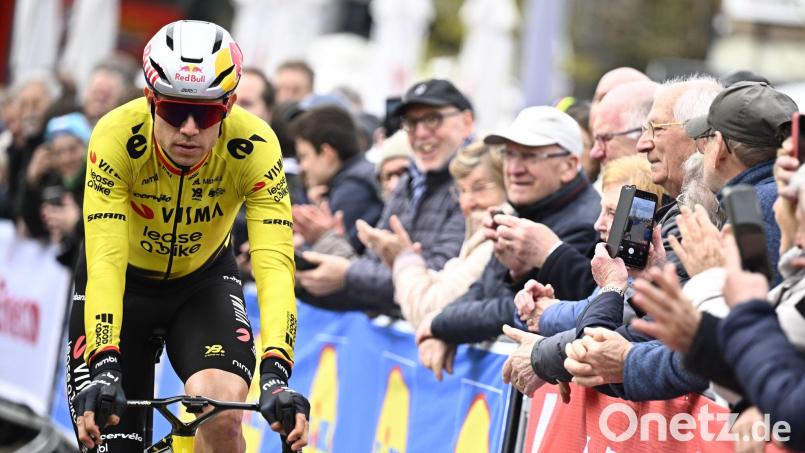 Der Belgier Wout van Aert. Bild: Jasper Jacobs/Belga/dpa