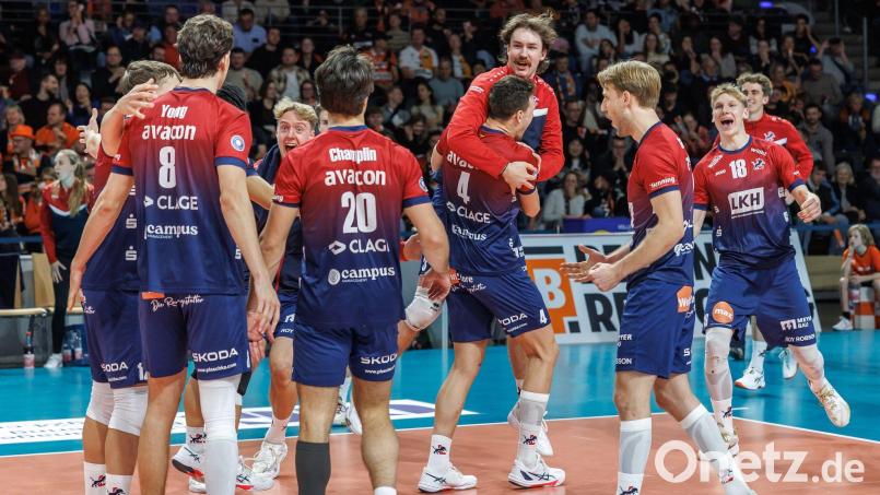 Die SVG Lüneburg steht einmal mehr im Finale des CEV-Pokals. (Archivbild) Bild: Andreas Gora/dpa