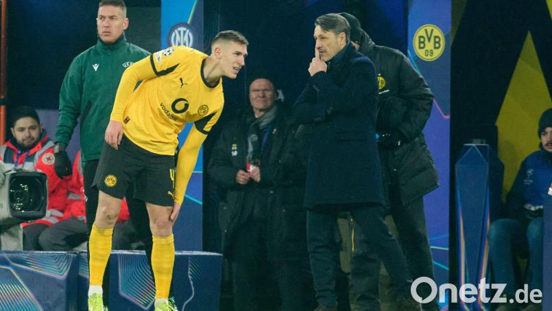 BVB-Trainer Niko Kovac bleibt optimistisch bei Nico Schlotterbecks Vertragsverlängerung. (Archivbild) Bild: Bernd Thissen/dpa