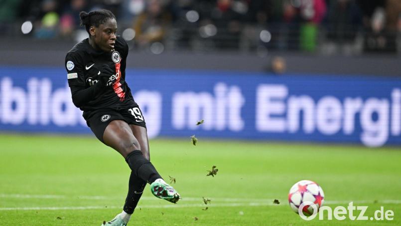 Frankfurts Nicole Anyomi ist treffsicher. (Archivbild). Bild: Arne Dedert/dpa