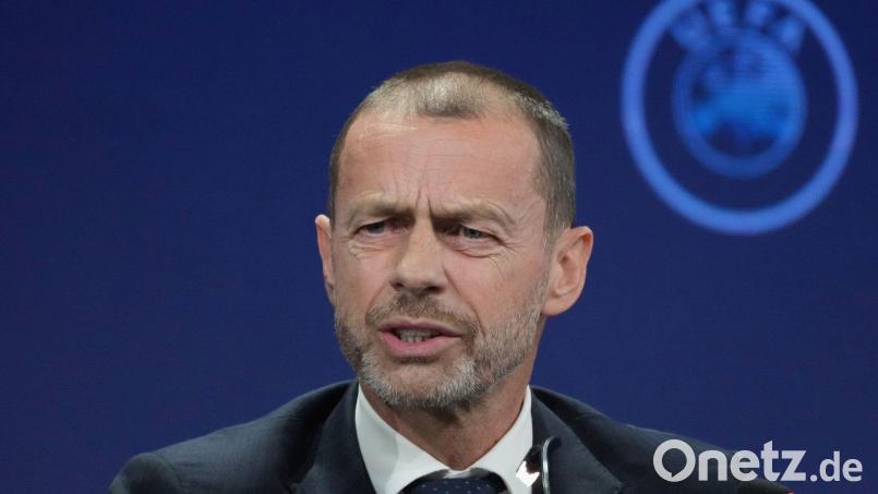 Aleksander Ceferin macht Druck auf Italien. (Archivbild) Bild: Darko Vojinovic/AP/dpa