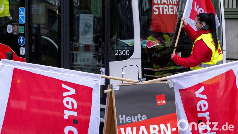 Es wird nicht der erste Warnstreik im Nahverkehr dieses Jahr. (Archivbild) Bild: Stefan Puchner/dpa