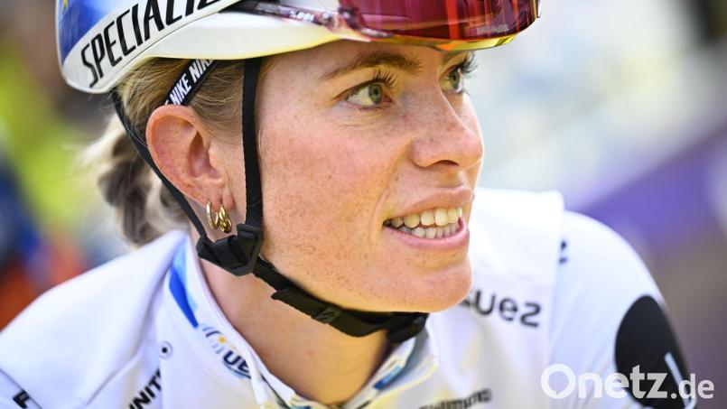 Demi Vollering siegte souverän. Bild: Jasper Jacobs/Belga/dpa