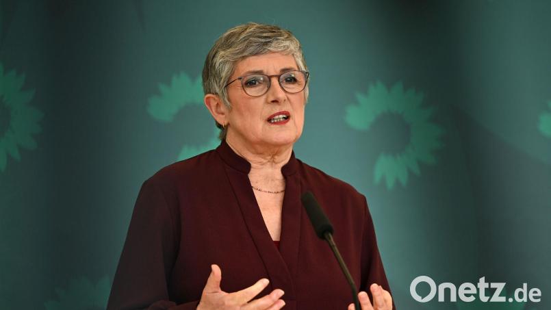 Grünen-Fraktionschefin Britta Haßelmann findet das Wehrdienst-Modernisierungsgesetz schlecht gemacht. (Archivbild) Bild: Lilli Förter/dpa