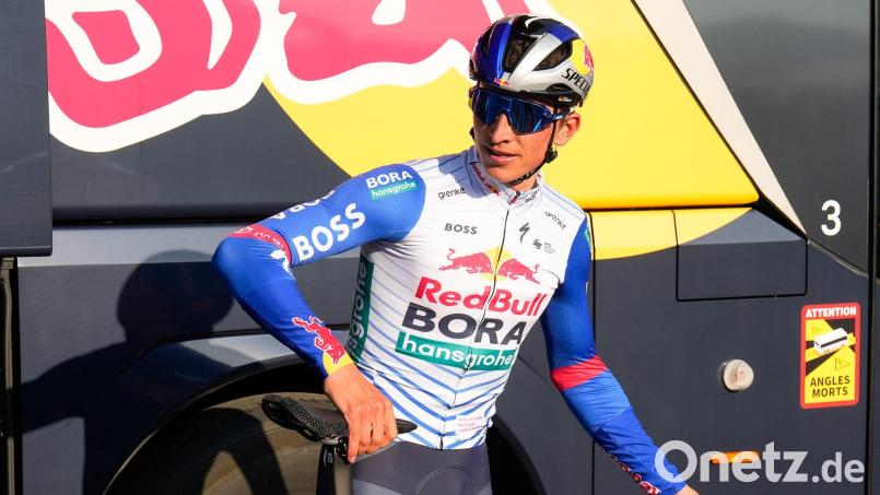 Für die Form im Baskenland: Florian Lipowitz. (Archivbild) Bild: Nicolás Carvalho Ochoa/dpa