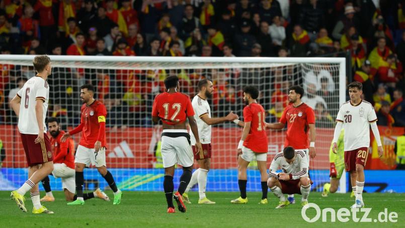 Das Freundschaftsspiel zwischen Spanien und Ägypten wurde von antimuslimischen Gesängen überschattet. (Archivbild) Bild: Joan Monfort/AP/dpa