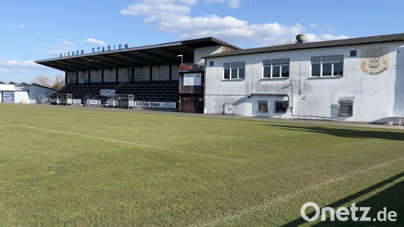 Der ganze Stolz des TuS Rosenberg ist das renovierte und modernisierte Aicher-Stadion. Bild: ge