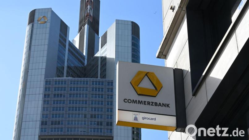Objekt der Begierde: die Commerzbank. (Archivbild) Bild: Michael Brandt/dpa