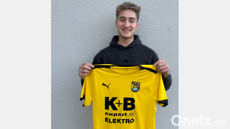 Tizian Hammer schnürt seine Schuhe künftig für den FC Amberg. Bild: FC Amberg