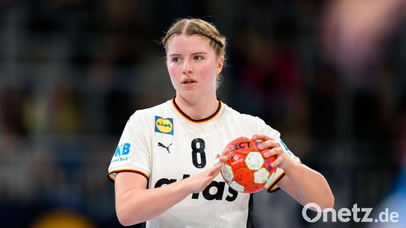 Nina Engel war beim Sieg gegen Nordmazedonien eine wichtige Stütze (Archivbild). Bild: Marco Wolf/dpa