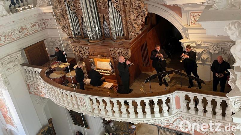 Traditionell übernimmt Bavarian Brass den musikalischen Saisonbeginn im Kloster Speinshart. Bild: Kloster Speinshart/exb