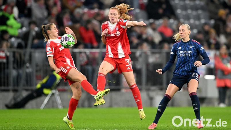 Stine Ballisager (M) zeigt vollen Einsatz für den FC Bayern. (Archivbild) Bild: Jens Niering/dpa