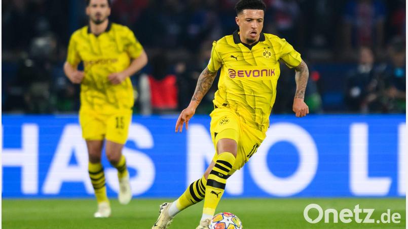 Spielt Jadon Sancho bald wieder im BVB-Trikot? (Archivbild) Bild: Robert Michael/dpa