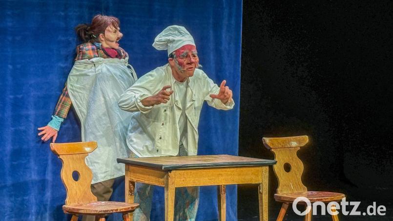 Eines der Stücke beim Kindertheaterfestival hieß "Der Nichtsnutz". Bild: Wolfgang Steinbacher