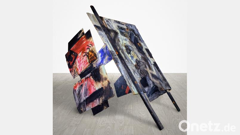 Mit "Plurimi" – beweglichen Bildtafeln – wie "Omaggio a Dada Berlin ´64/´65 n. 13" öffnete der venezianische Künstler Emilio Vedova die Malerei in den Raum hinein. Bild: Vittorio Pavan, Venedig/exb