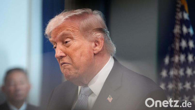 US-Präsident Trump hat erneut die Nato kritisiert. (Archivfoto) Bild: Alex Brandon/AP/dpa