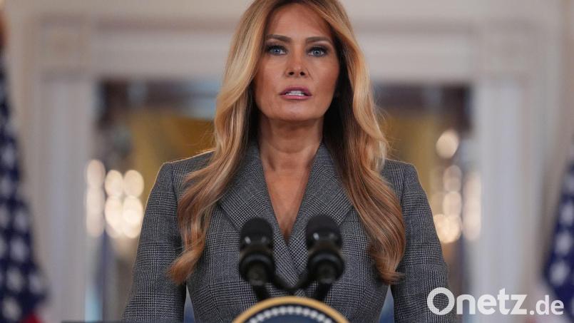 Melania Trump: „Ich war nie mit Epstein befreundet.“ Bild: Jacquelyn Martin/AP/dpa