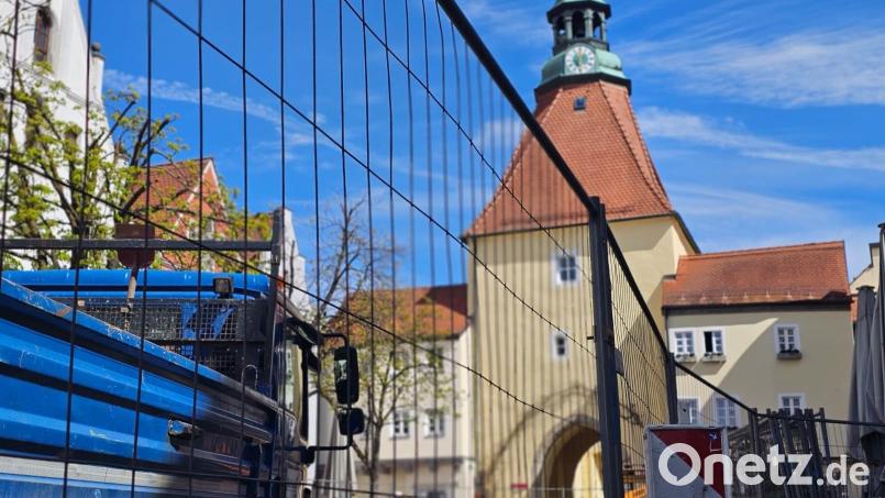 Die Sperrung am Unteren Tor in Weiden beginnt am 13. April. Bild: Stadt Weiden