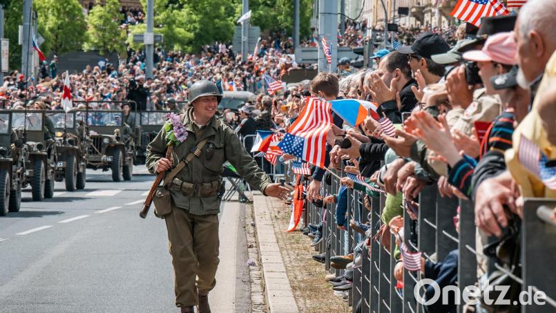 Als wäre 1945: Ein Bild vom Liberation Konvoy 2025. Bild: Visit Pilsen
