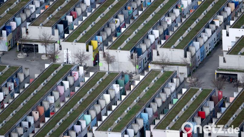 Wohnen in München ist besonders teuer - Wohnheimplätze begehrt. (Symbolbild) Bild: Sven Hoppe/dpa